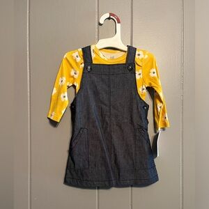 NWT Carter’s dress with long sleeve bodysuit